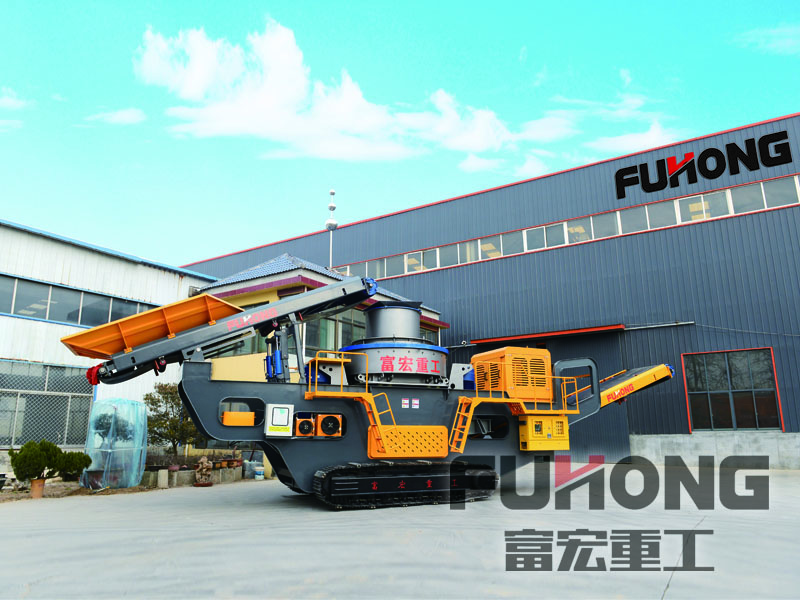 移動式石子破碎站 移動式石子破碎站