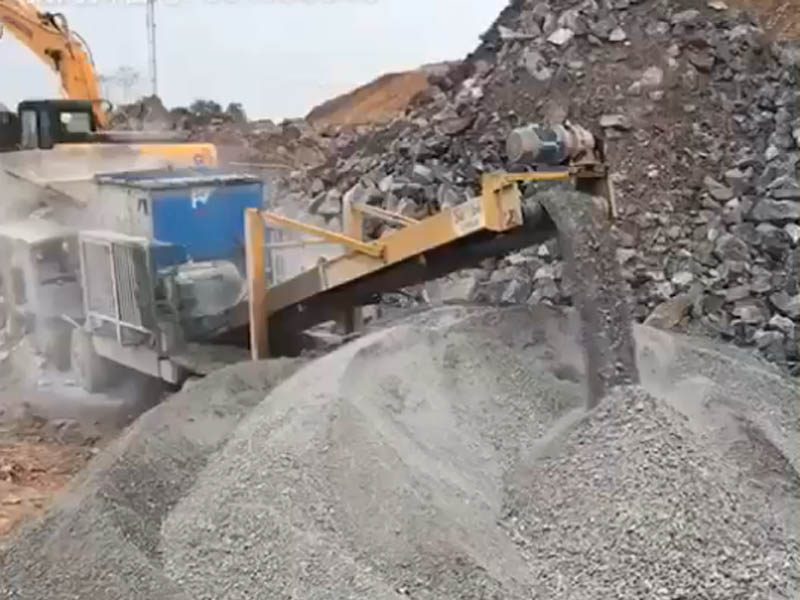 移動(dòng)式建筑垃圾破碎生產(chǎn)線(xiàn)